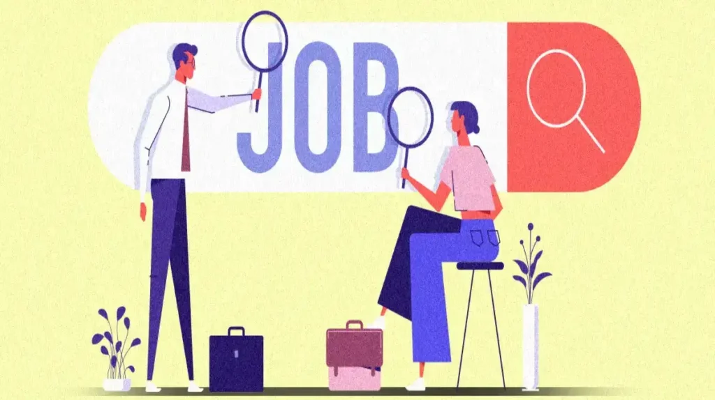 Fresher applying for a first job through free job listing platform